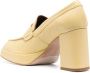 ALOHAS Busy 90mm leather pumps Yellow - Thumbnail 3