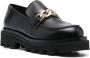 ALOHAS chain-link leather loafers Black - Thumbnail 2