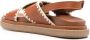 ALOHAS Marshmallow leather sandals Brown - Thumbnail 3