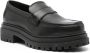 ALOHAS Obsidian leather loafers Black - Thumbnail 2