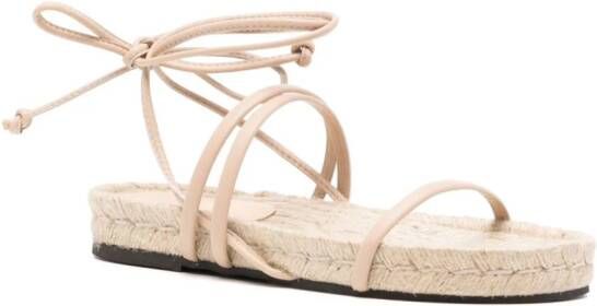 ALOHAS Rayna lace-up sandals Neutrals