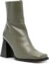 ALOHAS South 90mm leather ankle boots Green - Thumbnail 2