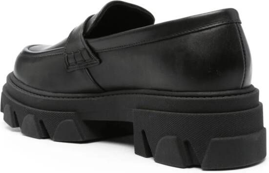 ALOHAS Trailblazer 55mm leather loafers Black