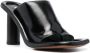 AMBUSH 95mm patent leather cushion mules Black - Thumbnail 2