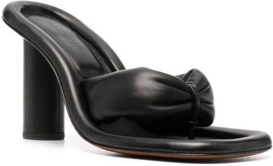 AMBUSH cushion slip-on sandals Black