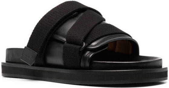 AMBUSH padded slip-on sandals Black