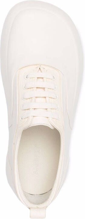 AMBUSH vulcanized lace-up sneakers White