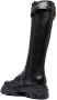 Amen lace front chunky knee high boot Black - Thumbnail 3
