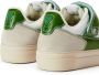 AMI Alexandre Mattiussi Green & White Ami Arcade Sneakers - Thumbnail 4