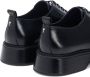 AMI Paris lace-up leather loafers Black - Thumbnail 3