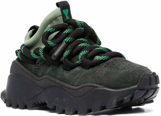 AMI Paris Otto chunky-laces sneakers Green