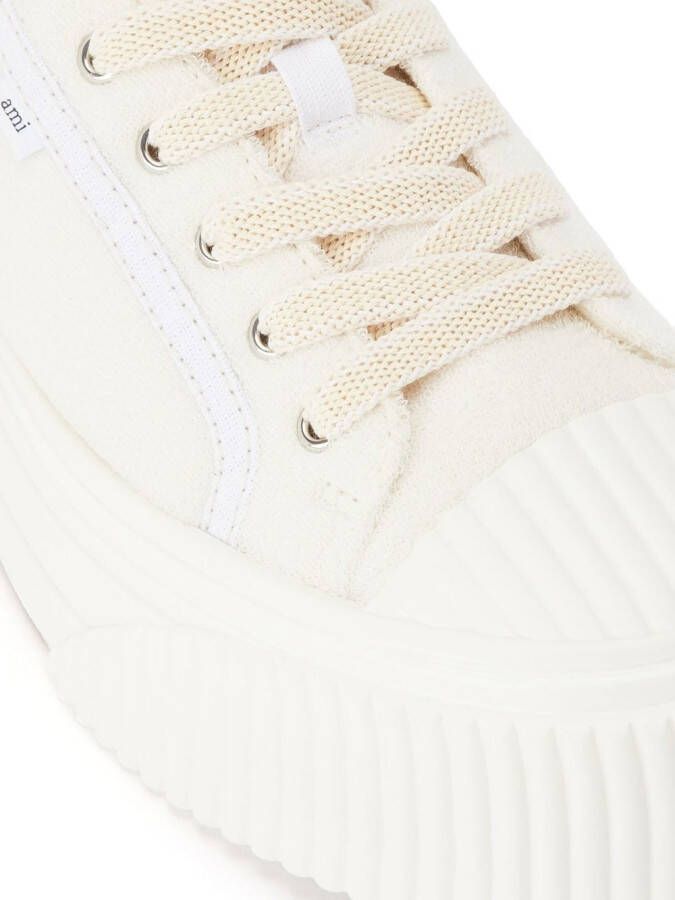 AMI Paris oversized sole low-top sneakers White