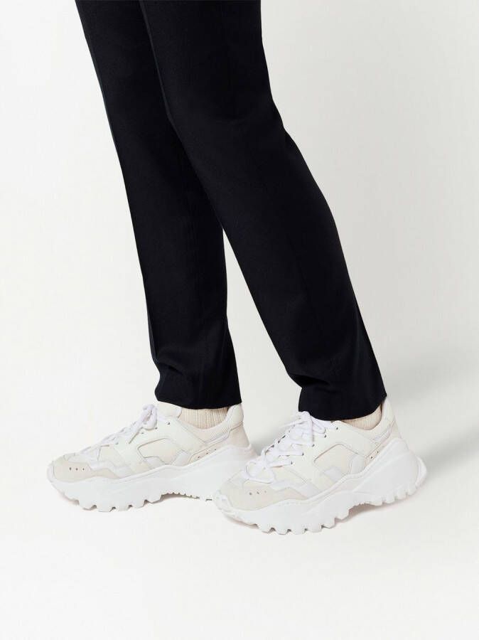 AMI Paris panelled low-top sneakers White