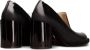 AMI Paris round heel patent-leather loafers Black - Thumbnail 3