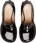 AMI Paris round heel patent-leather loafers Black - Thumbnail 4