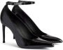 AMI Paris shiny stiletto heel pumps Black - Thumbnail 2