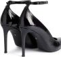 AMI Paris shiny stiletto heel pumps Black - Thumbnail 3