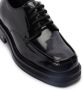 AMI Paris square-toe brushed leather derby shoes Black - Thumbnail 5