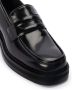 AMI Paris square-toe patent-leather loafers Black - Thumbnail 4