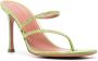 Amina Muaddi 105mm crystal-embellished sandals Green - Thumbnail 2