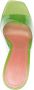 Amina Muaddi 95mm Lupita glass wedge heels Green - Thumbnail 4