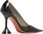 Amina Muaddi Ami Glass 95mm sculpted-heel pumps Black - Thumbnail 3