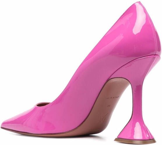 Amina Muaddi Ami pointed-toe pumps Pink
