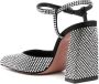 Amina Muaddi Charlotte 95mm crystal-embellished sandals Silver - Thumbnail 3