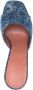 Amina Muaddi Dalida 140mm denim sandals Blue - Thumbnail 4