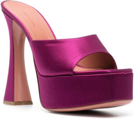 Amina Muaddi Dalida 140mm sandals Pink
