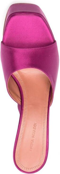 Amina Muaddi Dalida 140mm sandals Pink