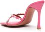 Amina Muaddi Felicia open-toe sandals Pink - Thumbnail 3