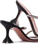 Amina Muaddi Gilda 95mm suede sandals Black - Thumbnail 2