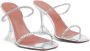 Amina Muaddi Gilda 95mm clear heel sandals Silver - Thumbnail 5