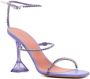 Amina Muaddi Gilda 95mm crystal-embellished sandals Purple - Thumbnail 2