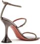 Amina Muaddi Gilda 95mm crystal-embellished sandals Silver - Thumbnail 3