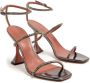 Amina Muaddi Gilda 95mm crystal-embellished sandals Silver - Thumbnail 4
