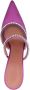 Amina Muaddi Gilda 95mm iridescent mules Purple - Thumbnail 4