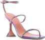 Amina Muaddi Gilda 95mm sandals Purple - Thumbnail 2