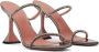 Amina Muaddi Gilda crystal-embellished sandals Grey - Thumbnail 2