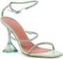 Amina Muaddi Gilda Glass crystal-embellished 70mm sandals Green - Thumbnail 2