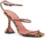 Amina Muaddi Gilda strap-detail sandals Brown - Thumbnail 2