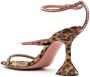 Amina Muaddi Gilda strap-detail sandals Brown - Thumbnail 3