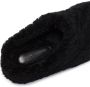 Amina Muaddi Giuly shearling slippers Black - Thumbnail 3