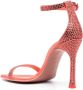 Amina Muaddi Kim 115mm crystal-embellished sandals Orange - Thumbnail 3