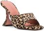 Amina Muaddi leopard-print open-toe sandals Neutrals - Thumbnail 2