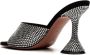 Amina Muaddi Lupita 60mm suede sandals Black - Thumbnail 3