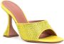 Amina Muaddi 80mm Lupita sandals Yellow - Thumbnail 2