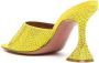 Amina Muaddi 80mm Lupita sandals Yellow - Thumbnail 3