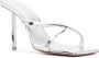 Amina Muaddi metallic high-heel sandals Silver - Thumbnail 2